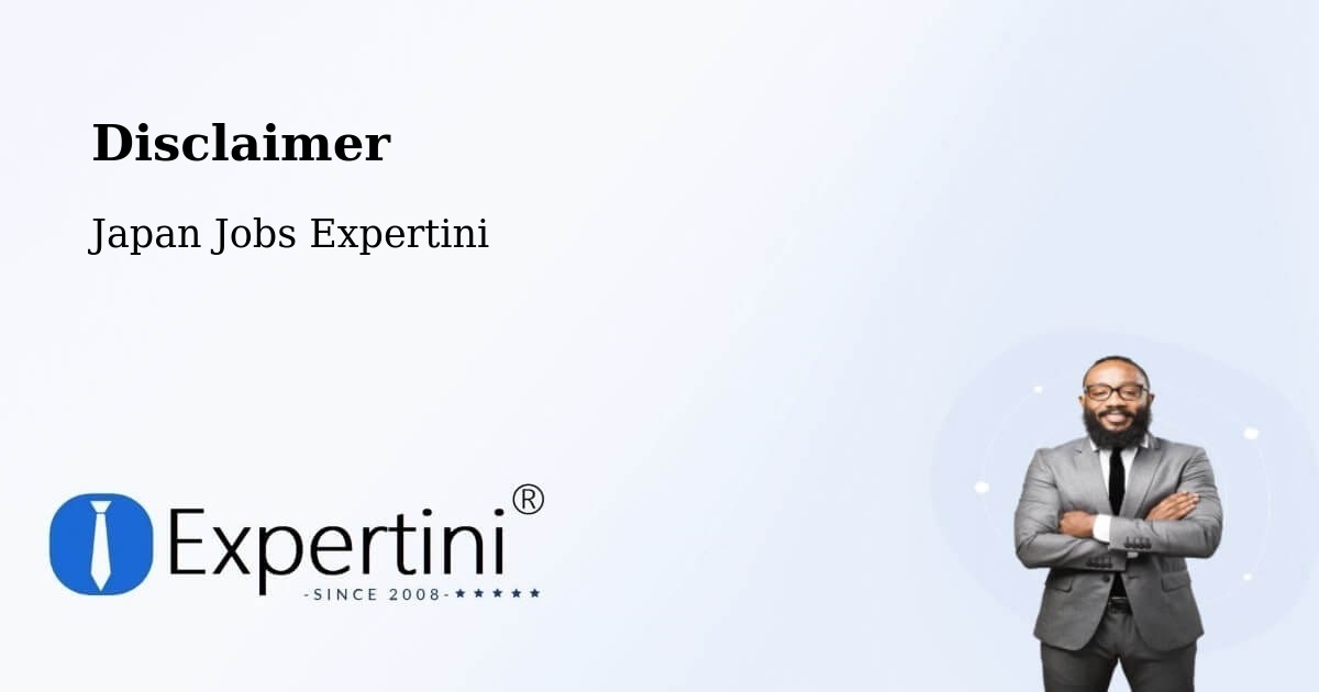 Disclaimer – Otofuke - Japan Jobs Expertini