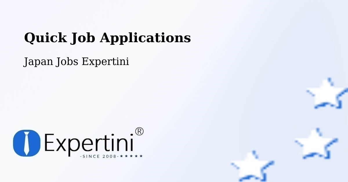 Quick Apply Feature – Otofuke - Japan Jobs Expertini