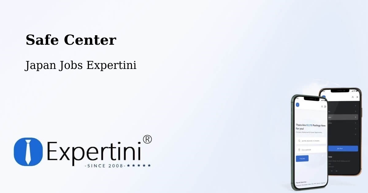 Safety Center – Otofuke - Japan Jobs Expertini